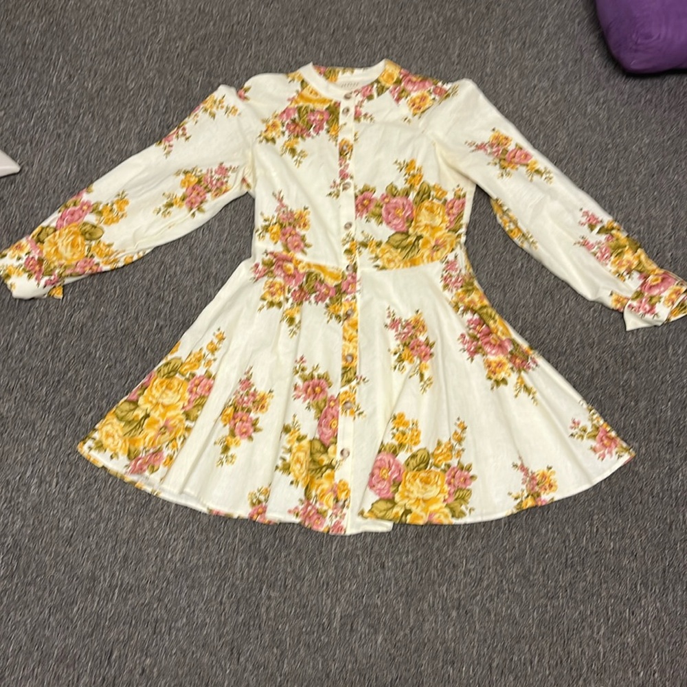 Sezane floral dress
